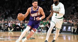 布克空砍40分布朗41分 太阳不敌凯尔特人